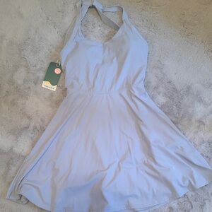 HALARA Light Blue Mini Dress